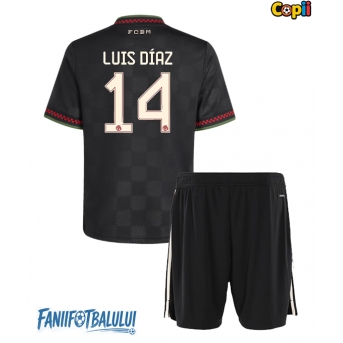 Bayern Munich Luis Diaz #14 Echipament de Fotbal Replică 2025-26 Copii Treilea (+ Șorturi)